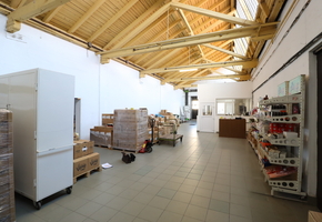 Budapest VIII. kerület Józsefváros 251nm jó állapotú raktár kiépített irodával, szociális blokkal kiadó